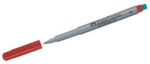 Faber Castell Folienschreiber nonpermanent S rot