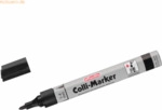 6 x Herlitz Permanentmarker 1-4mm schwarz VE=10 St&uuml;ck
