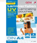 Genie Laminiertaschen A4 UV-SAFE 125 mic. VE=25 St&uuml;ck