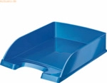 Leitz Briefablage Wow A4 Kunststoff blau metallic