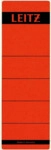Leitz Ordnerr&uuml;ckenschilder 61x191mm selbstklebend rot VE=10 St&uuml;ck