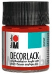 Marabu Decorlack Acryl - Kirschrot 031 50 ml.