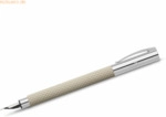 Faber Castell F&uuml;llhalter Ambition OpArt M White Sand