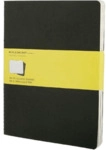 Moleskine Notizheft Cahier XL 19x25cm VE=3 St&uuml;ck kariert schwarz