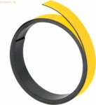 Franken Magnet-Markierungsband 15mmx100cm 1mm stark gelb