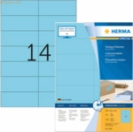 Herma Etiketten 105x42,3 mm blau Papier matt VE= 1400 St&uuml;ck