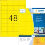 Herma Etiketten 45,7x21,2 mm gelb Papier matt VE= 4800 St&uuml;ck