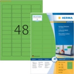 Herma Etiketten 45,7x21,2 mm gr&uuml;n Papier matt VE= 4800 St&uuml;ck