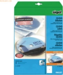 Sigel CD-/DVD-Etiketten Inkjet 117mm VE=50 St&uuml;ck (25 Blatt) wei&szlig;