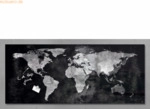 Sigel Magnetboard Glas artverum Design World-Map 130x55cm