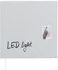 Sigel Glasmagnetboard artverum LED light super-weiß 480x480x15mm