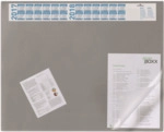 Durable Schreibunterlage 65x52cm Vollsichtfolie grau