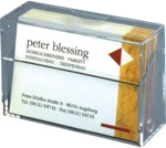 Sigel Visitenkarten-Box 85x55mm glasklar