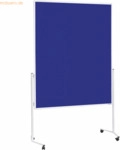 Magnetoplan Moderationstafel 2111103 120x150cmm Filz blau