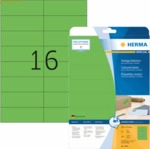 Herma Etiketten 105x37 mm gr&uuml;n abl&ouml;sbar Papier matt VE= 320 St&uuml;ck