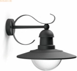 Signify Philips Topiary Wandleuchte BE exkl LM 1x60W Schwarz