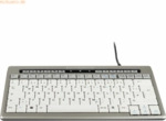 BakkerElkhuizen Tastatur S-Board 840 Design BNES840DDE silber/wei&szlig;