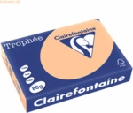 5 x Clairefontaine Kopierpapier Trophee A4 80g/qm VE=500 Blatt aprikos