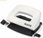 Leitz Locher Mini Nexxt Wow Metall 10 Blatt perlwei&szlig;
