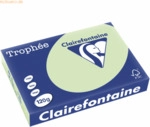 5 x Clairefontaine Kopierpapier Trophee A4 120g/qm VE=250 Blatt apfelg