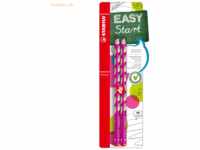 10 x Stabilo Bleistift Easygraph Minenbreite 3,15mm HB pink Blisterkar