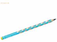 6 x Stabilo Bleistift Easygraph Minenbreite 3,15mm HB Linkshänder blau