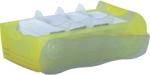 Han Karteibox Croco A8 quer max. 500 Karten gelb/transparent
