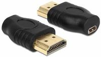 Delock Adapter HDMI-A Stecker > micro HDMI-D Buchse