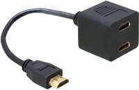 Delock Delock Adapter HDMI Stecker zu 2x HDMI Buchse