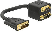 Delock Delock Adapter DVI29 Stecker zu DVI29 + VGA Buchse