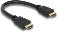 Delock Kabel HDMI A Stecker>HDMI A Stecker HighSpeed Ethernet4K 0,25m