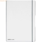 3 x Herlitz Notizheft my.book flex PP A4 2x40 Blatt liniert/kariert tr