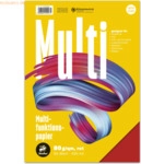 5 x Staufen Multifunktionspapier A4 80g/qm VE=50 Blatt intensiv rot