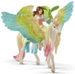 Schleich Spielzeugfigur Surah mit Glitzer-Pegasus.