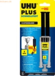 6 x Uhu 2-Komponenten-Epoxidharzkleber plus schnellfest Doppelkammersp 6 x Uhu 2-Komponenten-Epoxidharzkleber plus schnellfest Doppelkammersp