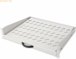 Assmann DIGITUS Ausziehbarer Fachboden 2 HE, 30Kg Traglast, perforiert