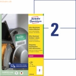 Avery Zweckform Ultraresistente Etiketten 210x148 mm wei&szlig; VE=80 St&uuml;ck