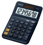 Casio Tischrechner MS-8E - Solar-/Batteriebetrieb 8stellig LC-Display