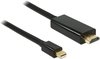 Delock Delock Kabel mini Displayport 1.1 Stecker > HDMI-A Stecker 1m