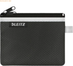 10 x Leitz Traveller Zip-Beutel Wow S 2 F&auml;cher 14x10,5cm 2 F&auml;cher schw
