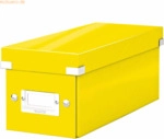 Leitz Ablagebox Click &amp; Store Wow CD Graukarton gelb
