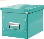 Leitz Archivbox Click & Store Cube M Hartpappe eisblau