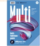 5 x Staufen Multifunktionspapier A4 160g/qm VE=25 Blatt intensiv blau