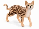 Schleich Spielzeugfigur Bengal Katze.