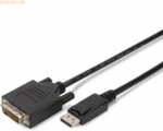 Assmann ASSMANN DisplayPort Adapterkabel DP-DVI 1.0m DP 1.1a sw.