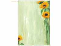 Sigel Designpapier Sunflower A4 90g/qm VE=25 Blatt