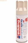 Edding Acryl-Farblack Permanentspray cremewei&szlig; seidenmatt RAL9001