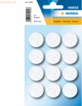 10 x Herma Filzgleiter wei&szlig; 22 mm VE=12 St&uuml;ck