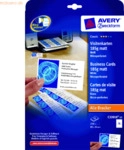 Avery Zweckform Visitenkarten Inkjet/Laser/Kopier 185g wei&szlig; VE=250 St&uuml;