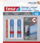 8 x Tesa Klebenagel Leinwand f&uuml;r Tapeten & Putz 1kg/Nagel VE=2 St&uuml;ck